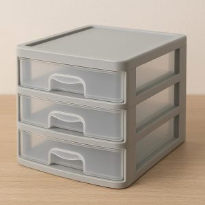 16 Stackable Drawer Desktop Organizer with 3 Layers for Small Items Storage